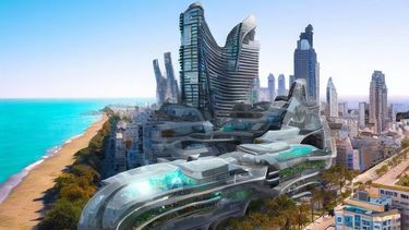 Así se vería Montevideo en el año 2050, según la inteligencia artificial