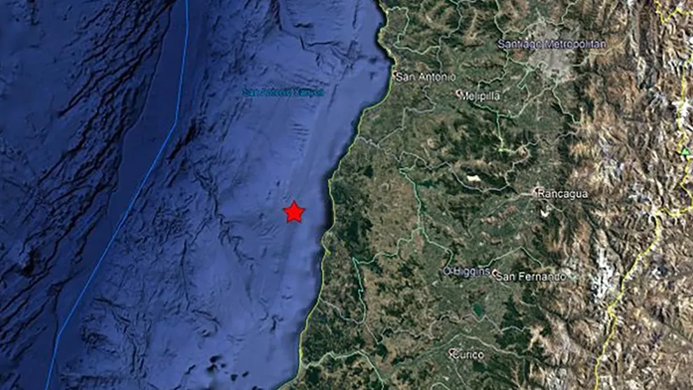 Sismo de 6.1 grados sacudió el norte de Chile con epicentro cerca de Parque Fray Jorge