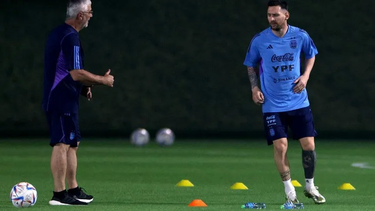 Lionel Messi se entrenó diferenciado.