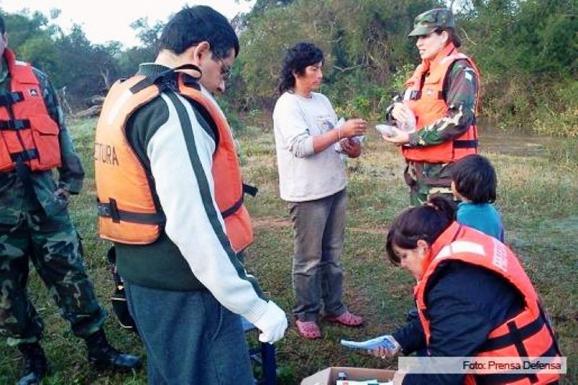 Evacuados en Formosa