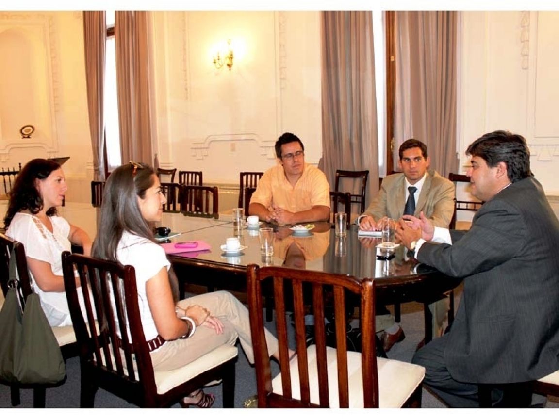 Reunión con emprendedores