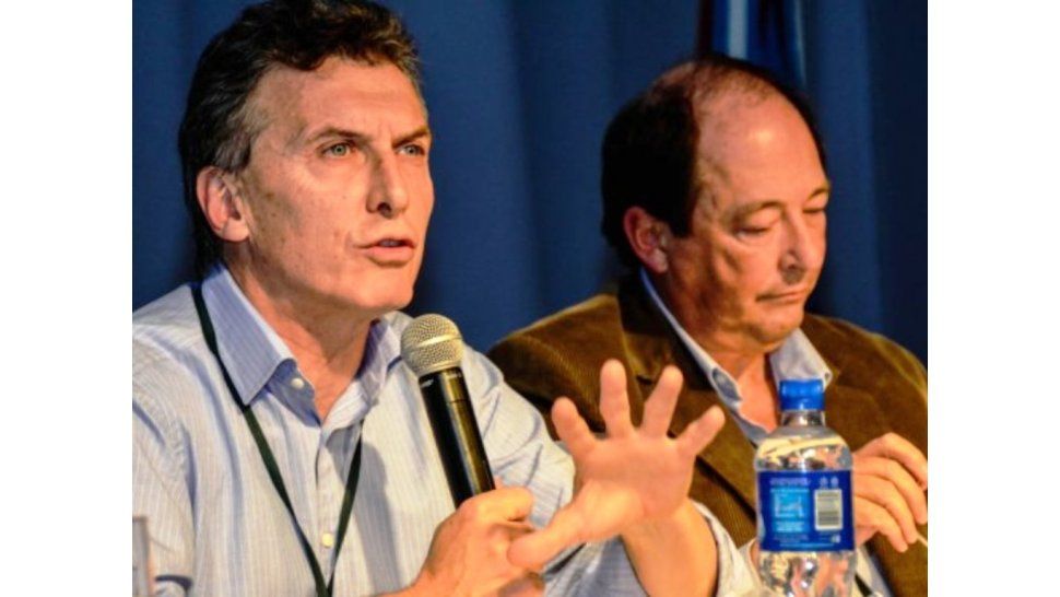 Mauricio Macri y Ernesto Sanz