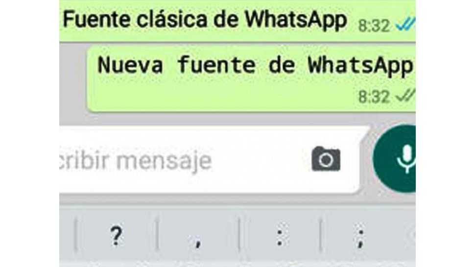 Nueva tipografía