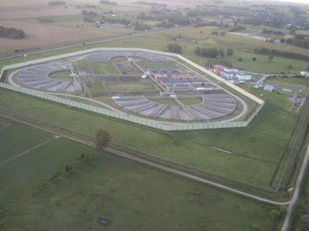 Vista aérea del Penal de General Alvear