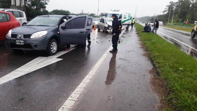 Accidente en zona sur
