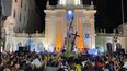 César Fernández en la celebración por el Santísimo Salvador