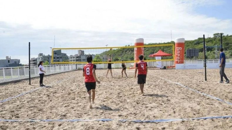 Beach vóley en el polideportivo de arena de Ciudad Cultural (Archivo)