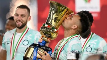 Inter bicampeón de la Coppa Italia con dos goles de Lautaro Martínez.