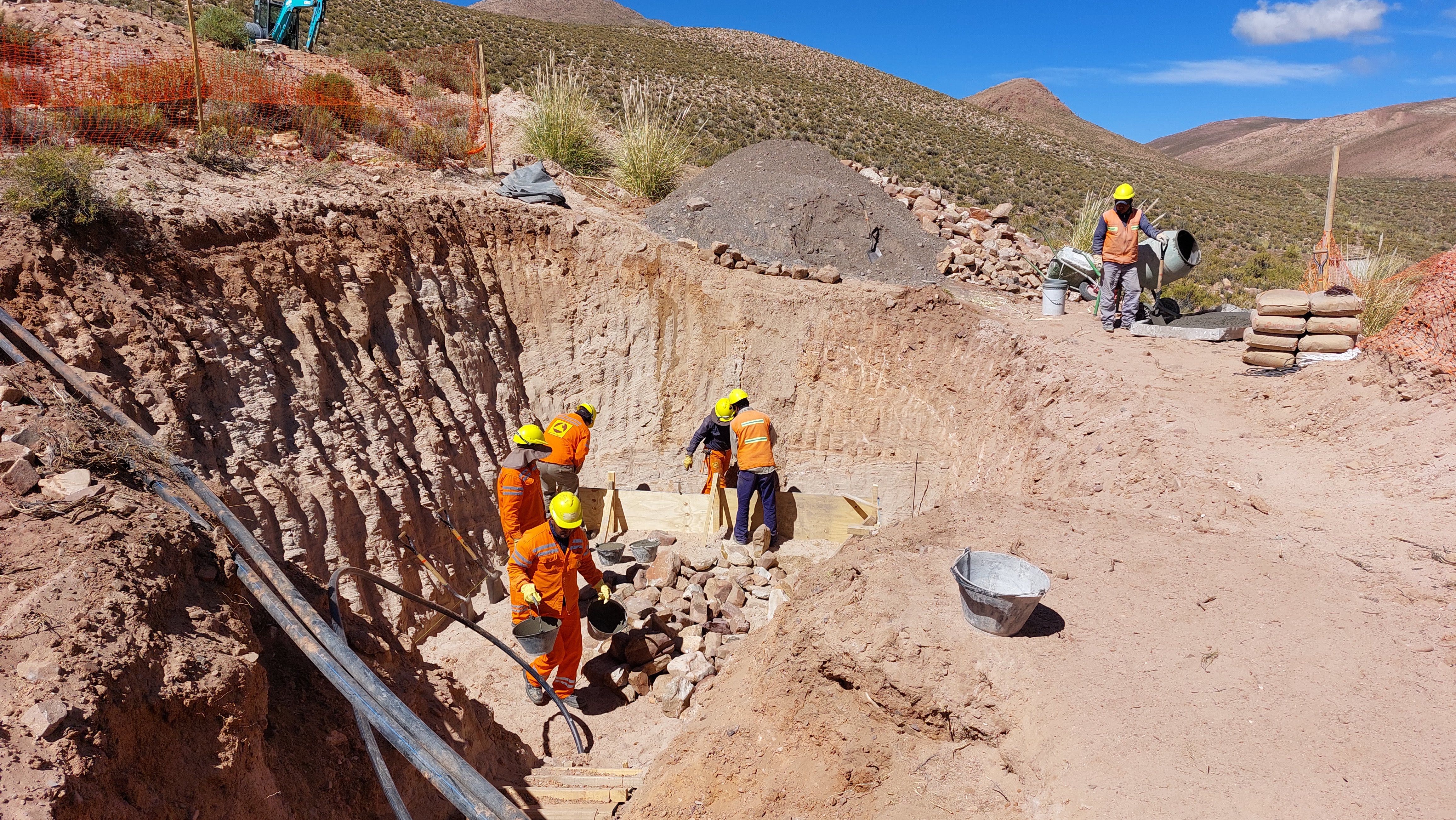 Obras en la localidad de Lipán