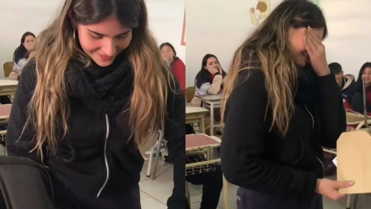 Belén fue sorprendida y ahora podrá viajar a Bariloche junto a sus compañeros.