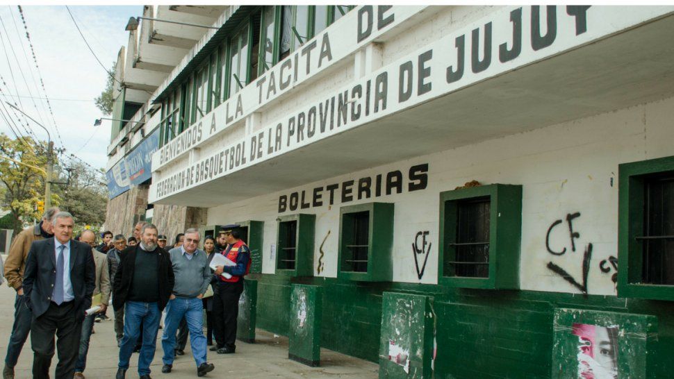Iniciaron las obras de recuperación del Estadio Federación De Básquet
