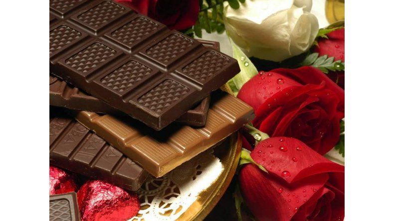 Flores y bombones para San Valentín