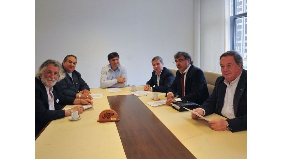 Bossio con ex combatientes