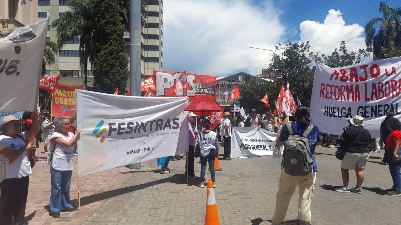 Movilización contra la Reforma Laboral.
