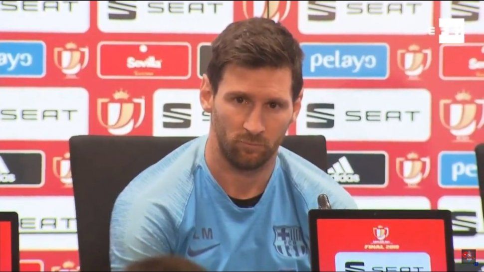 Messi rompió el silencio: habló en conferencia de prensa ...