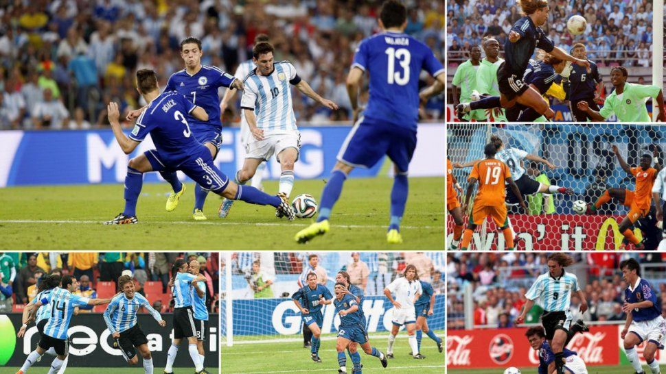 Estos son los últimos 6 debuts de Argentina en los mundiales