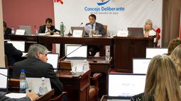 Sesión en el Concejo Deliberante.