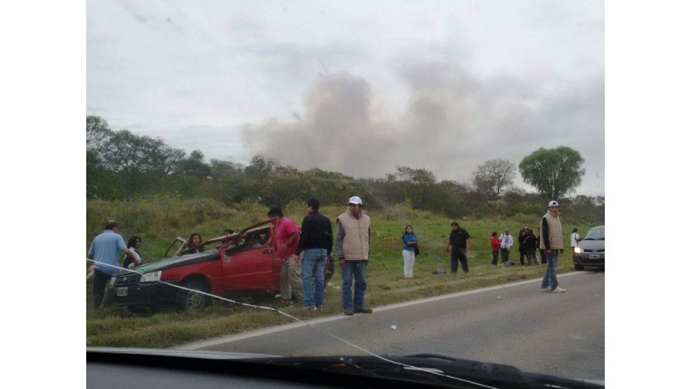 Accidente en la ruta 34