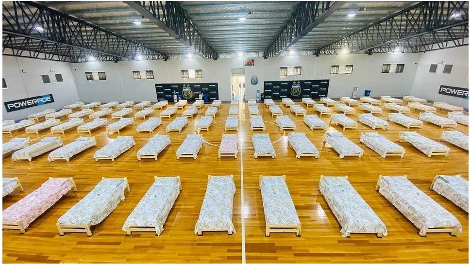  Coronavirus: La AFA hace su aporte con un centro de salud