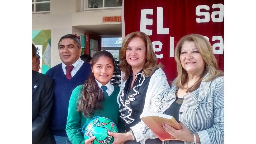 Diputadas en la EET N° 1 de Maimará
