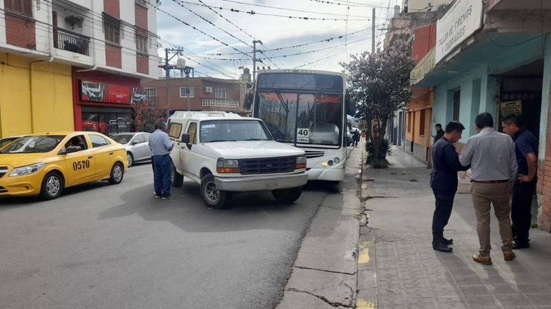 Choque en barrio Gorriti Choque en barrio Gorriti