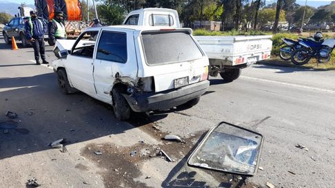 Todo Jujuy | Choque en cadena: Accidente en Ruta N° 66