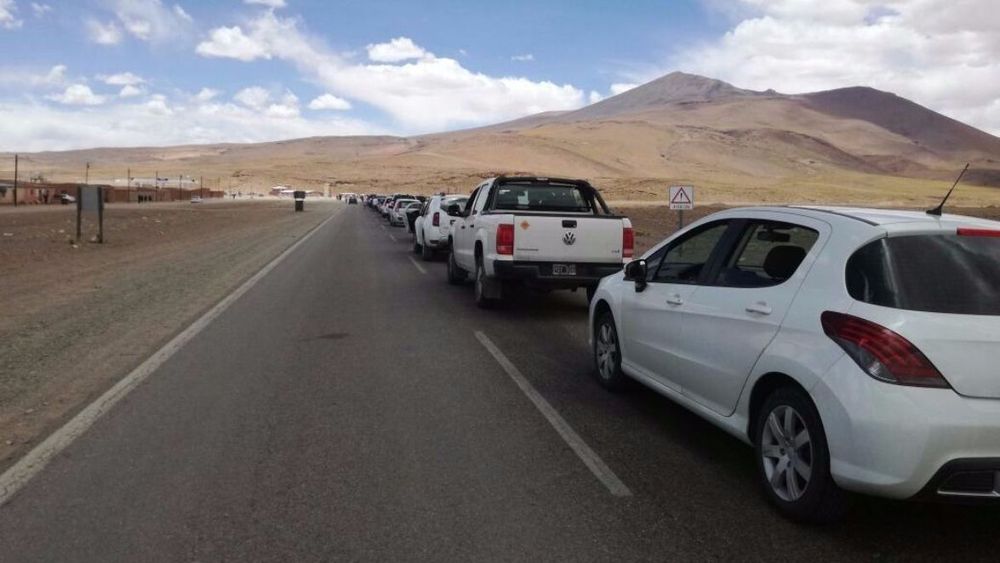 A un día de la llegada del Papa a Iquique, el tránsito es ligero y normal en el Paso de Jama