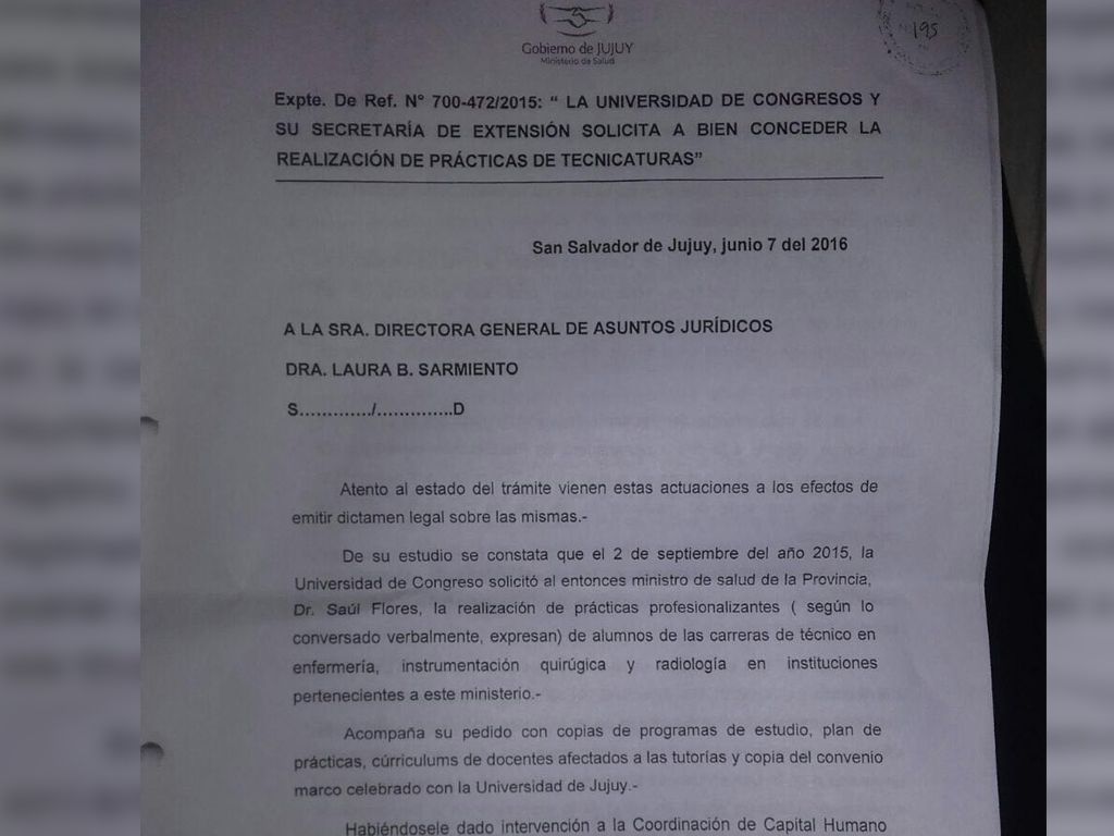 Fragmento de la Resolución