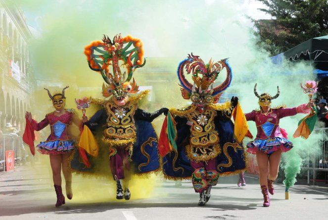 El carnaval de Oruro es uno de los más reconocidos.