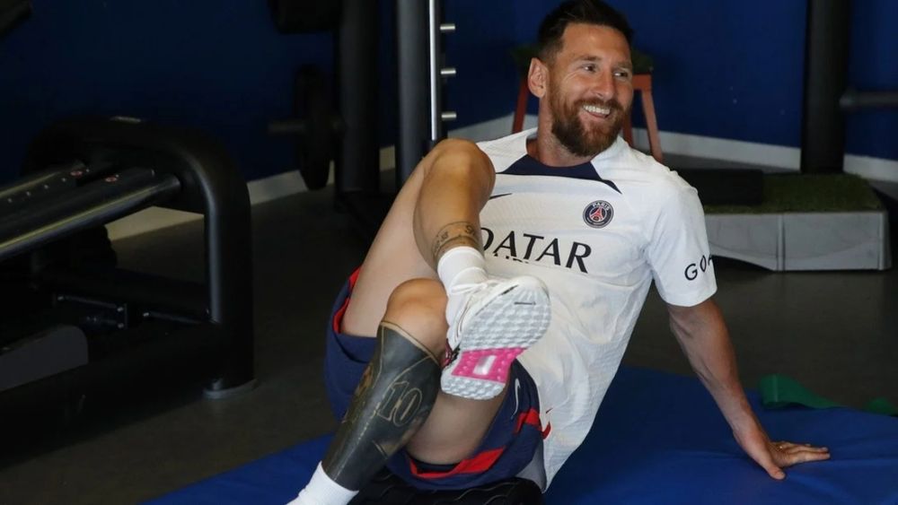 Lionel Messi comenzó la pretemporada con el PSG.