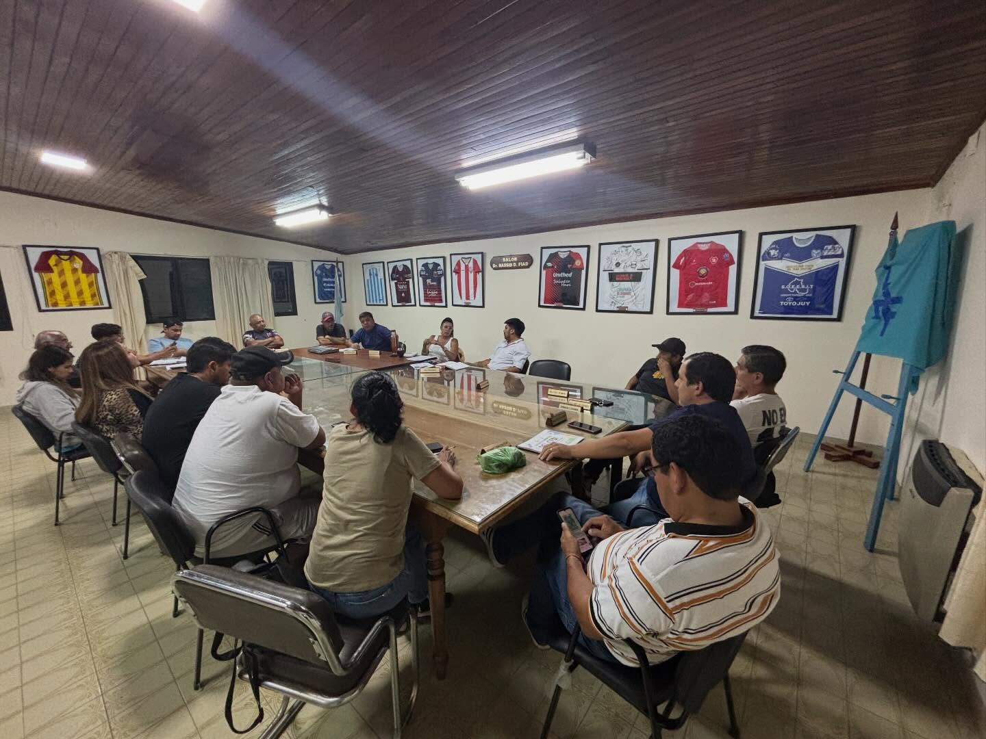 Reunión en la Liga Jujeña de Fútbol.