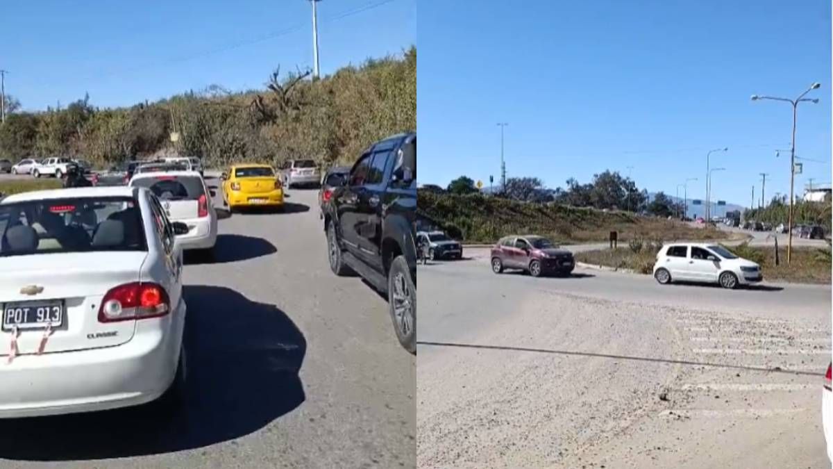 Choque en Coronel Arias: tránsito colapsado a minutos del partido de Argentina