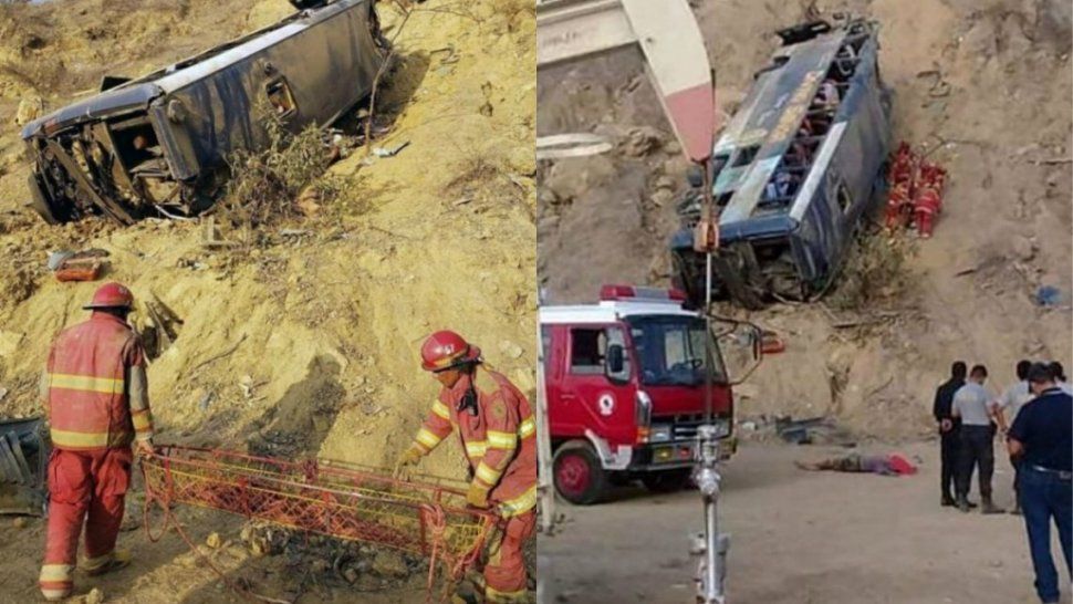 El fútbol está de luto: un micro desbarrancó y murieron 8 hinchas
