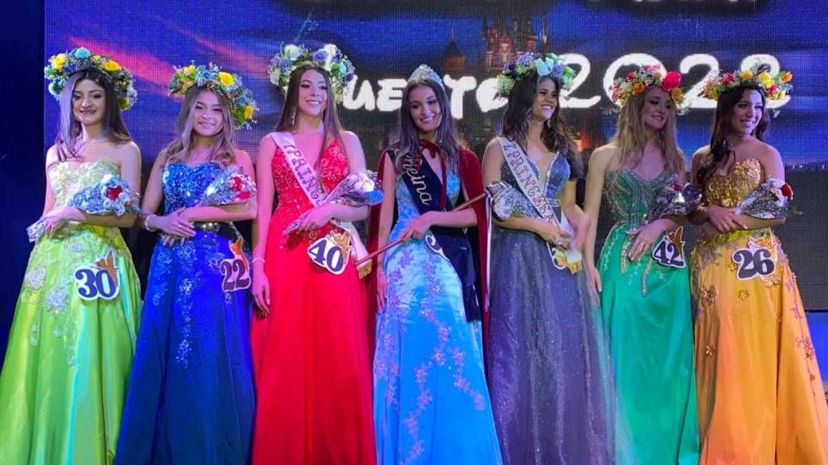 Fiesta Nacional de los Estudiantes Delfina Piehl reina del Huerto
