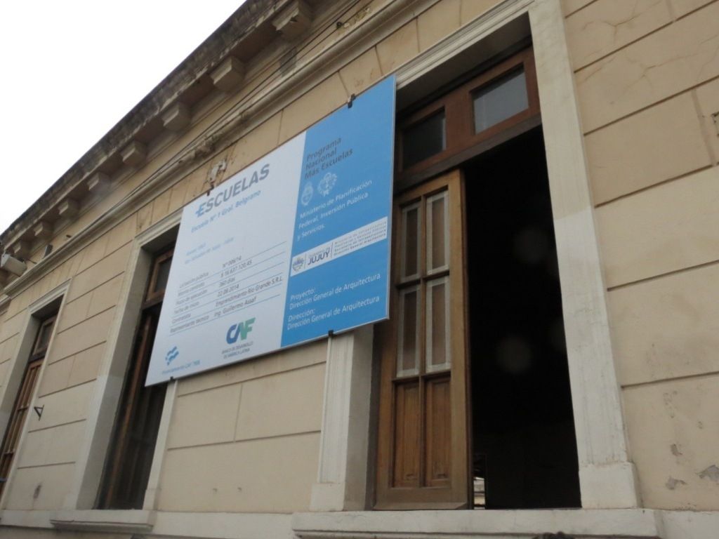 Refacción de obras en Escuela Belgrano