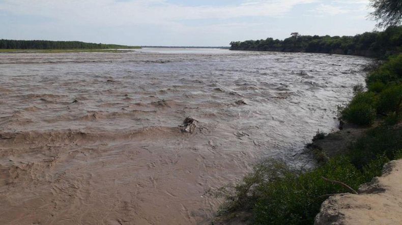 Río Pilcomayo en el norte de Salta.
