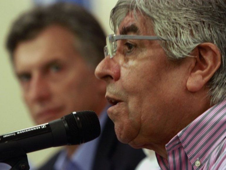 Moyano junto a Macri