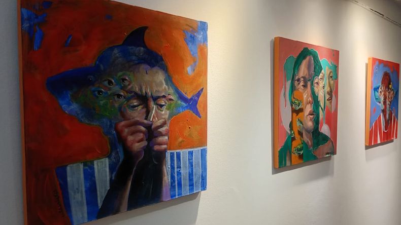 Facundo Cañazares inauguró su muestra en Culturarte