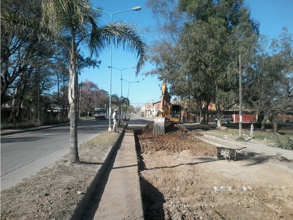 Trabajos en calles de Palpalá