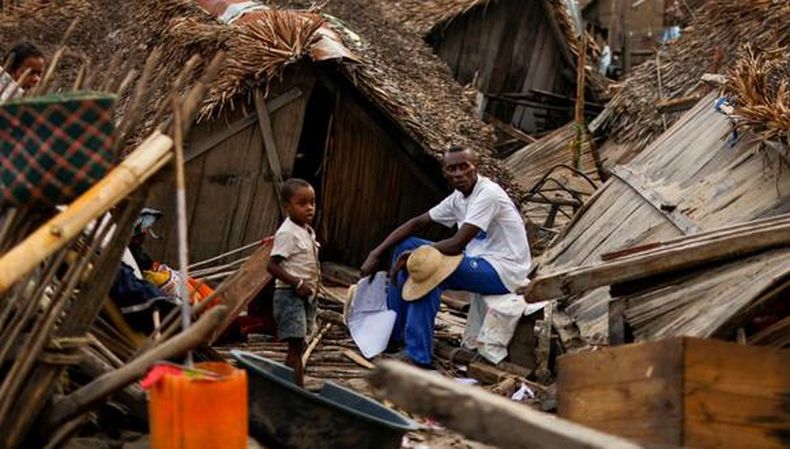 El ciclón Batsirai en Madagascar hizo destrozos