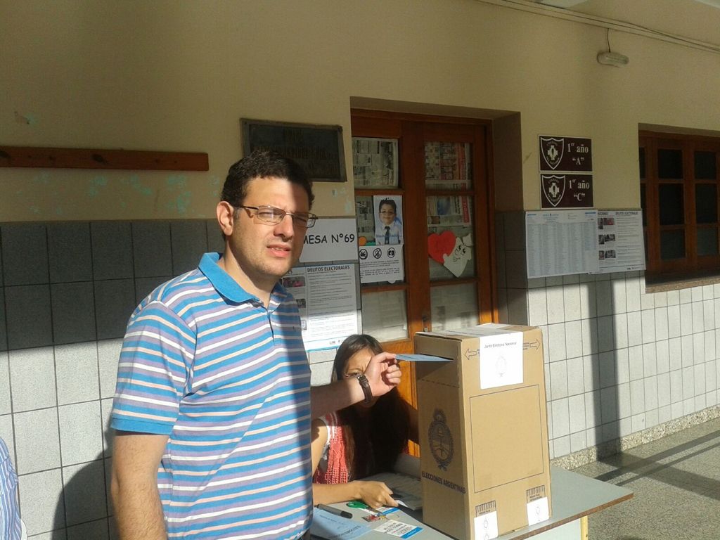 Votó Federico Noro