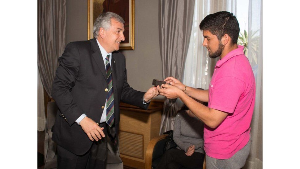 Luquez con el gobernador