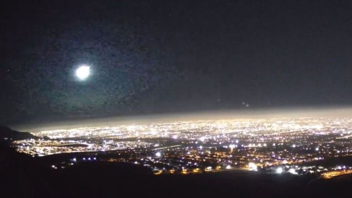 Cayó un meteorito en la Cordillera y asustó a los mendocinos.&nbsp;