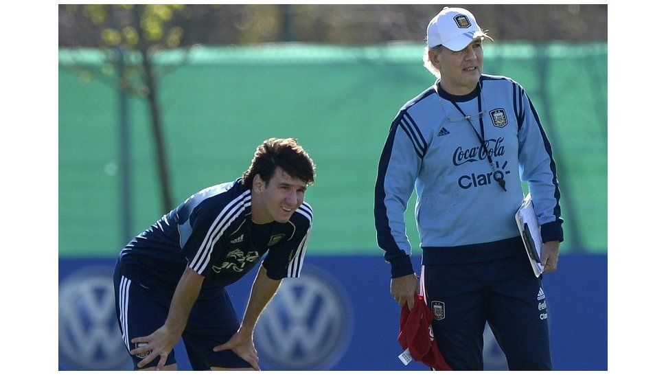 Sabella y Messi