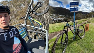 Francisco Puentes, jujeño que está en Australia y es instructor de Mountain Bike