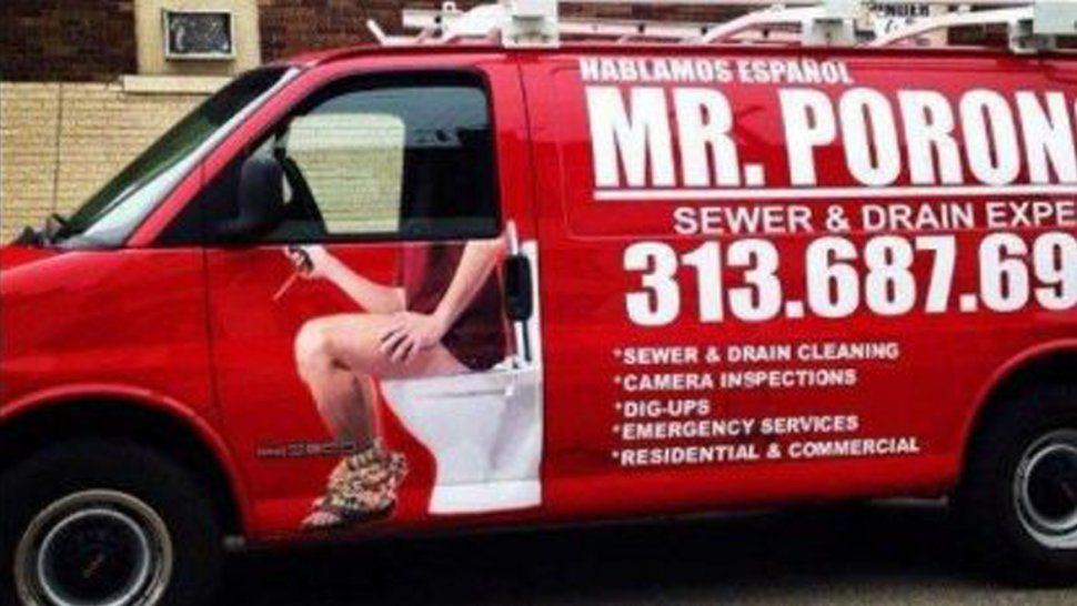El insólito nombre de una empresa de plomería de un argentino en EEUU