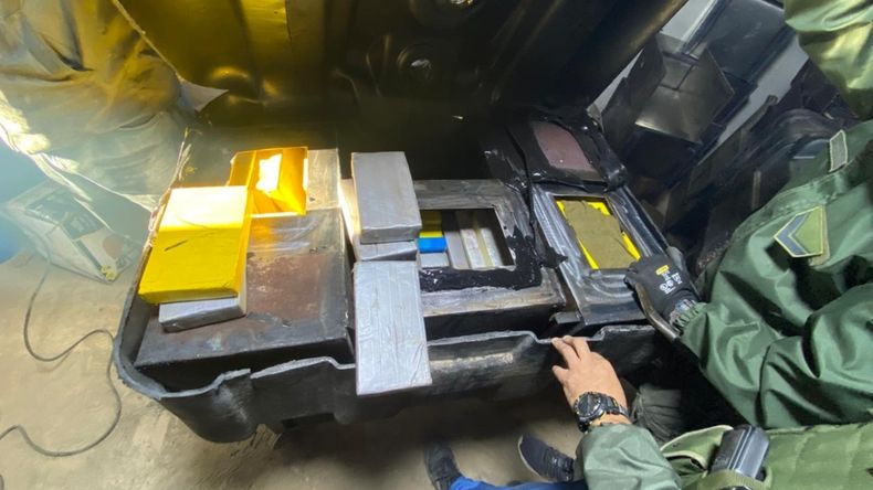 Desbaratan una banda narco que operaba en Jujuy, Salta y Catamarca (Foto Gendarmeria)