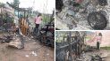 Así quedó el merendero tras el incendio. Así quedó el merendero tras el incendio.
