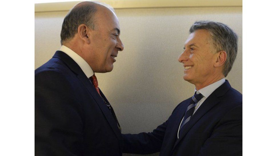 Macri con CEO de Coca Cola, Muhtar Kent
