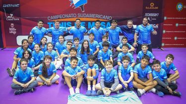 Jujeños en el equipo nacional de tenis de mesa